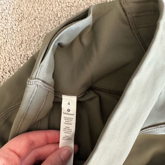 Lululemon Train Times 7/8 Pant *25" Green 4 - Picture 9 of 12